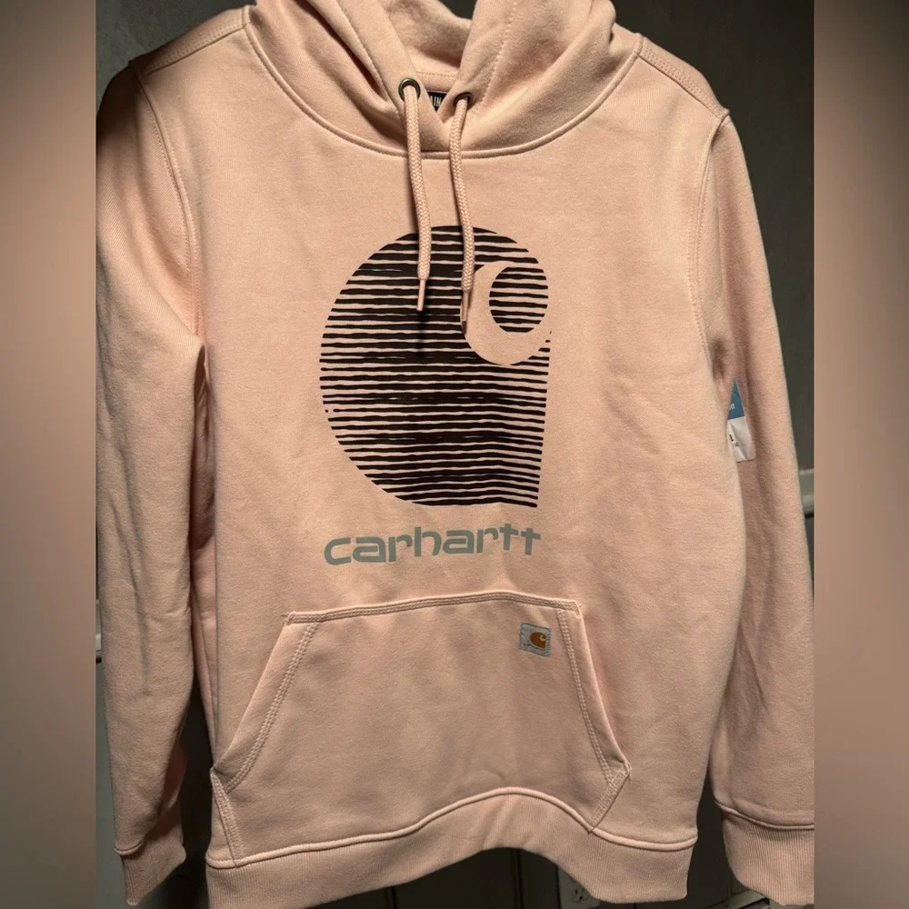 Carhartt Women's Rain Defender Relaxed Fit Midweight Sweatshirt size Large - Picture 5 of 6